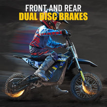 Load image into Gallery viewer, 36V 1000W Electric Dirt Bike Pro for Kids (Blue)