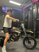 Load image into Gallery viewer, 36V 1000W Electric Dirt Bike for Kids (Blue)