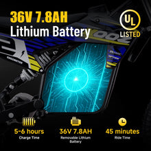 Load image into Gallery viewer, 36V 1000W Electric Dirt Bike for Kids (Blue)