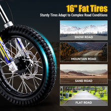 Load image into Gallery viewer, 36V 1000W Electric Dirt Bike for Kids (Blue)