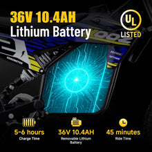 Load image into Gallery viewer, 36V 1000W Electric Dirt Bike Pro for Kids (Blue)