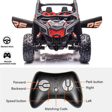 Charger l&#39;image dans la galerie, Officially Licensed Can-Am Maverick 2x24V Black