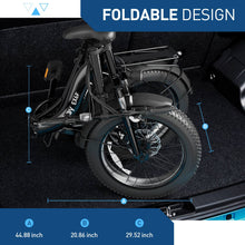Load image into Gallery viewer, HiBoy - EX6F Foldable Electric Bike Black
