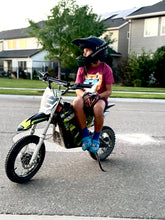 Load image into Gallery viewer, 36V 1000W Electric Dirt Bike Pro for Kids (Blue)