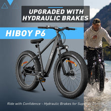 Load image into Gallery viewer, Hiboy P6 Fat Tire Electric Bike